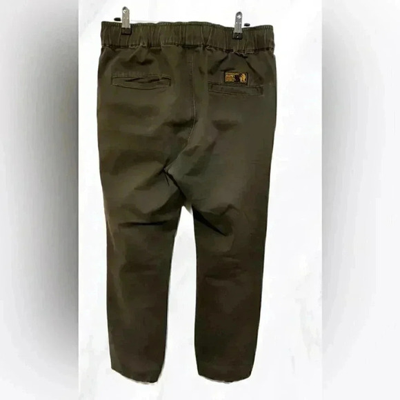 Bathing (Bape) Aape dark green elastic bottom cargo pants 33 - Picture 2 of 5